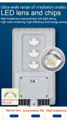 NIEUWE ABS 30W Polysilicium Geïntegreerde Zonnepaneel LED Straatlantaarn Waterdicht IP65