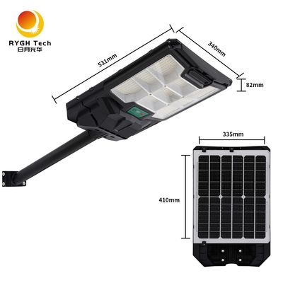 Afstandsbediening van LED openbare wegverlichting 20W Solar LED Street Light Radar Inductie