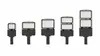 Waterdicht wisselstroomvermogen geïntegreerd 170lm/W Aluminium 150W LED straatlicht