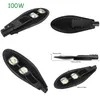 5 Jaar Garantie Cobra Head Buiten 100W COB LED Straatlantaarn