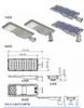 160lm/W Helderheid All-in-One Solar Street Light 10W 20W LED Straatverlichting
