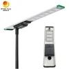 150W Alles-in-één Geïntegreerde Zonne-Straatlantaarn met CCTV-camera 4G