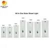 Straatverlichting Microwave Sensor All in One Geïntegreerd 60W Alumbrado Publico Zonnelamp Zonnelamp LED Straatlicht