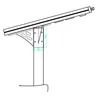 Straatverlichting Microwave Sensor All in One Geïntegreerd 60W Alumbrado Publico Zonnelamp Zonnelamp LED Straatlicht