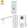 Overheidsproject 8m 9m Complete Set 100W Zonne-inductie Straatlantaarn
