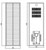 Overheidsproject 8m 9m Complete Set 100W Zonne-inductie Straatlantaarn