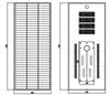 Bestuursproject 10m 11m 170lm/W 150W zonne-energie straatverlichtingssysteem