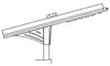Overheidsprojecten 10m 11m Hoog licht 170lm/W 180 Watt Zonne-Straatlicht