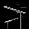 Hoge Kwaliteit 9-11 Meter 12V LED Solar Straatlantaarn Rygh-Fx-120W
