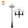 Buiten Geïntegreerde Drie-Kops 15W LED Zonne-Tuinlamp met Paal