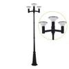 Landschap Publieke Lamp Post Top Geïntegreerd 15W Zonne LED Tuin Licht