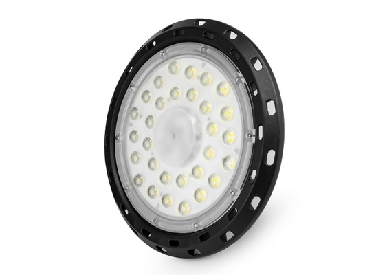 Zwarte 100 Watts Ufo leidde de Hoge Stralingshoek 90°120° van de Baai Lichte Huisvesting 60°