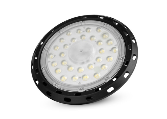 Zwarte 100 Watts Ufo leidde de Hoge Stralingshoek 90°120° van de Baai Lichte Huisvesting 60°