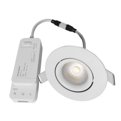 38/60° Stralingshoek Slimme LEIDENE Downlights 8w die/Regelbare Kleurentemperatuur verduistert