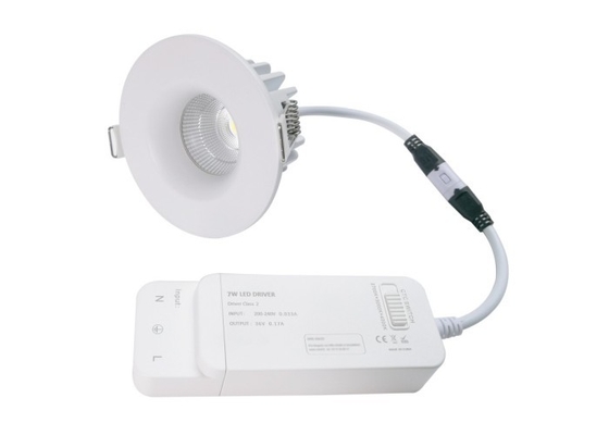 Van de het Gezichtsdekking van MAÏSKOLF het Waterdichte In een nis gezette Geleide Downlight AC 200-240V Veranderlijke Warme Wit
