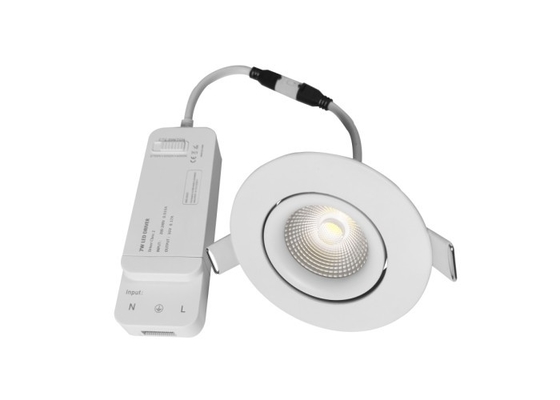 Dimmable Slimme LEIDENE Downlights 8 Wattsac 200-240V de Antiglans 2700-6000K van GDT