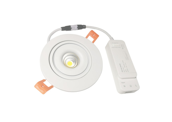 Het Lichaam van de aluminiumlamp zette Regelbare Geleide de MAÏSKOLFtechnologie in een nis van GDT Taiji CSP van Downlights 7W
