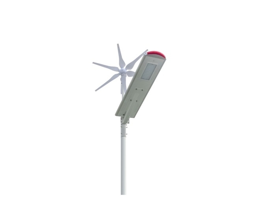 De zonne Geleide Straatlantaarn van de Wind Hybride Hoge Macht, Zonnepaneelstraatlantaarns 2700-6500K