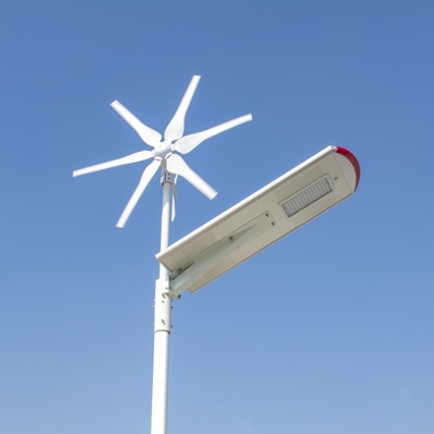 Materieel aluminium allen in Één Zonne Geleid Hybride Systeem van de Straatlantaarnwind 80 Watts