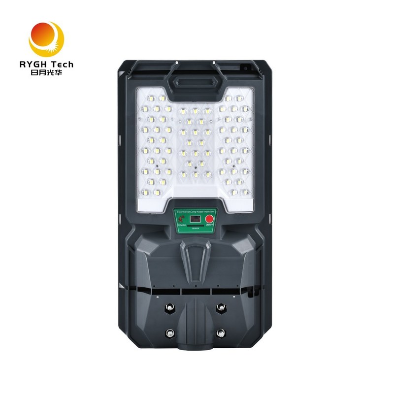 CE-gecertificeerde geïntegreerde bewegingssensor Solar LED straatlantaarn IP65 voor snelwegen buitengebruik ABS-behuizing voeding