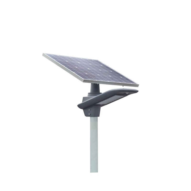130-150LM/W hoge Slimme Zonne Aangedreven LEIDENE van de Lumen60w gelijkstroom 11.1V Batterij Straat Lichtgrijze Huisvesting met 3 Jaar Garantie
